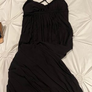 Solid BCBGirls black maxi dress